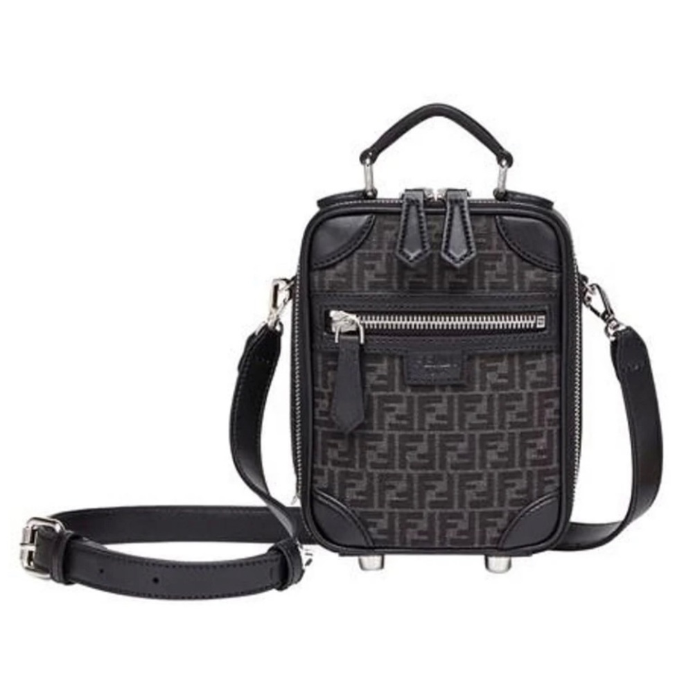 Fendi Black Monogram Mini Travel Bag NWT